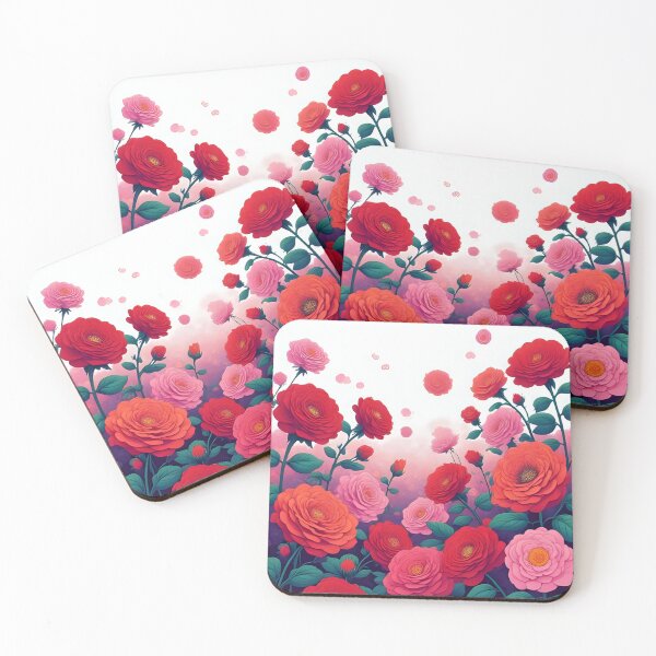 Item preview, Rose Garden Roses Red Rose Pink Roses Illustration designed and sold by bestggraphico.