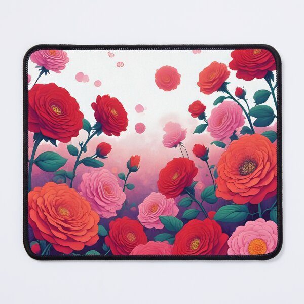 Item preview, Rose Garden Roses Red Rose Pink Roses Illustration designed and sold by bestggraphico.