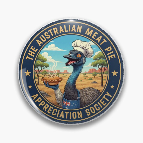 Item preview, The Meat Pie Emu designed and sold by The Australian Meat Pie Appreciation Society.