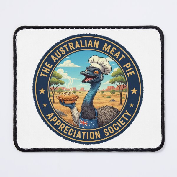Item preview, The Meat Pie Emu designed and sold by The Australian Meat Pie Appreciation Society.