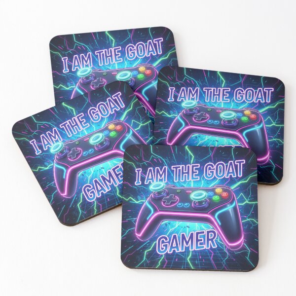 Item preview, Neon GOAT Gamer Control designed and sold by LoganDzign.