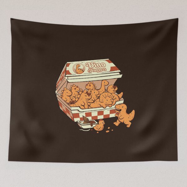 Item preview, Dino Nuggets Funny Food by Tobe Fonseca designed and sold by Tobe Fonseca®.