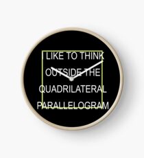 I like to think outside Clock