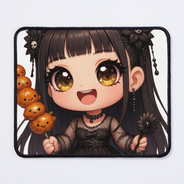 Item preview, Cute Goth Girl Chibi Kawaii Chicken designed and sold by PetiteEmilie.
