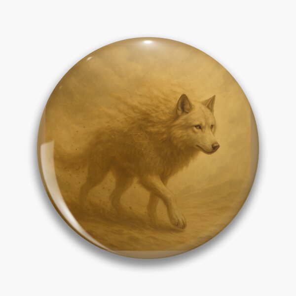 Item preview, Dune Wolf – Spirit of the Sands (ElementaWild Collection) designed and sold by GeoWild Designs.