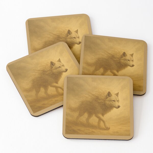 Item preview, Dune Wolf – Spirit of the Sands (ElementaWild Collection) designed and sold by GeoWild Designs.