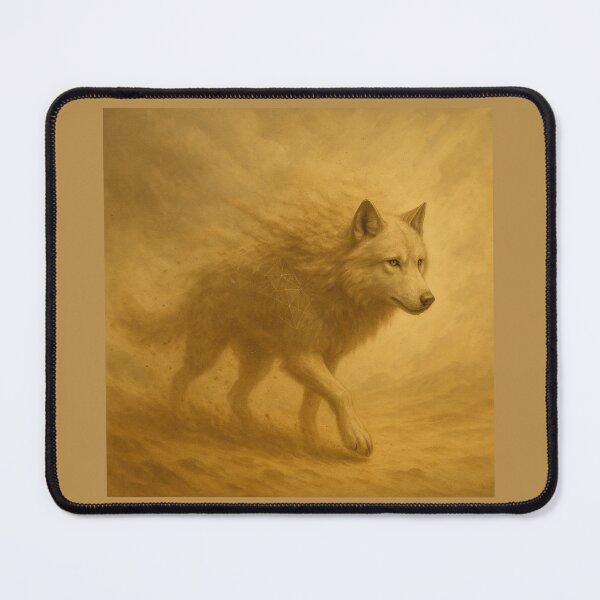 Item preview, Dune Wolf – Spirit of the Sands (ElementaWild Collection) designed and sold by GeoWild Designs.