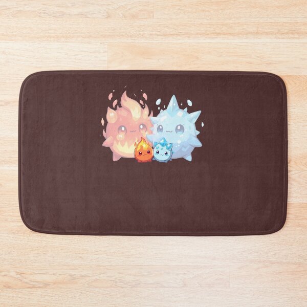 Item preview, Fire & Ice Slime Twins – Baby to Elemental Reflections designed and sold by Monzora.