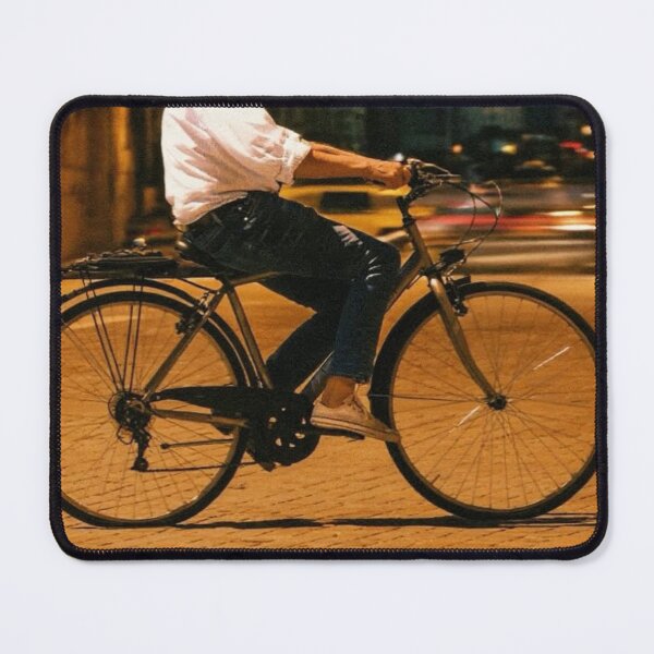 Item preview, Cyclist in Starbucks Logo Nighttime City Tunnel designed and sold by Sinhakudiye.