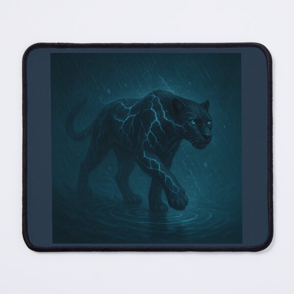 Item preview, Crystal Panther – Thunder Veins (ElementaWild Collection) designed and sold by GeoWild Designs.
