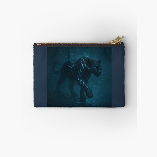 Item preview, Crystal Panther – Thunder Veins (ElementaWild Collection) designed and sold by GeoWild Designs.