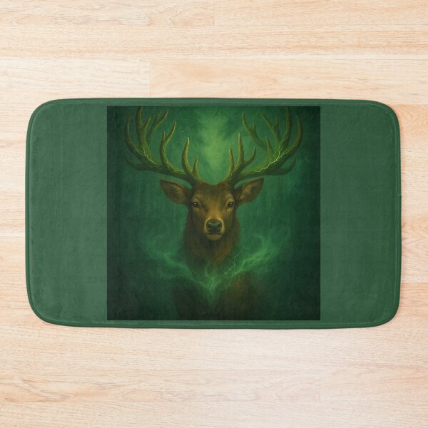 Item preview, Verdant Stag – Heart of the Forest (ElementaWild Collection) designed and sold by GeoWild Designs.