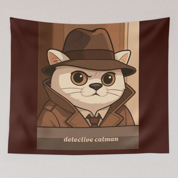 Item preview, Detective Catman designed and sold by doktordanTemiz.