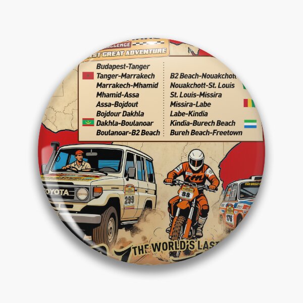 Item preview, Budapest-Bamako 2026 - The World's Last Great Adventure designed and sold by theninja.