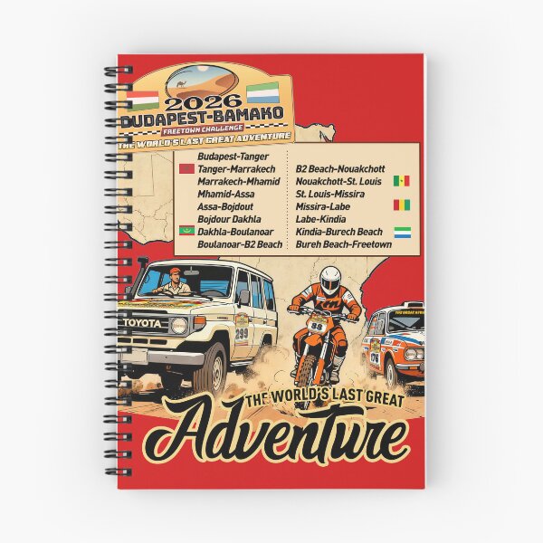 Item preview, Budapest-Bamako 2026 - The World's Last Great Adventure designed and sold by theninja.