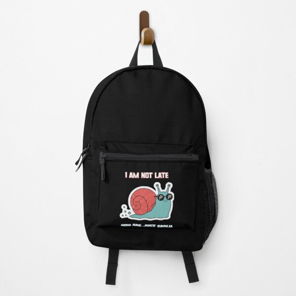 Item preview, “Cool Snail Slow Vibes – I’m Not Late Quote Aesthetic Design” designed and sold by Made You Smirk.