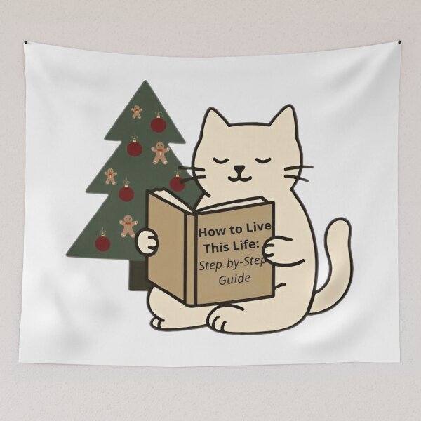Item preview, How to Live This Life: A Step-by-Step Guide designed and sold by PurrrfectCats.