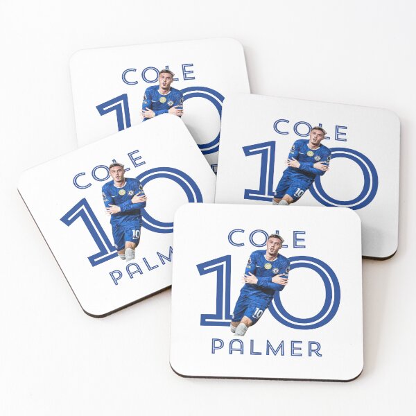 Item preview, Cole Palmer #10 Chelsea Fan Art – Bold Blue Football Design designed and sold by Pokah79.