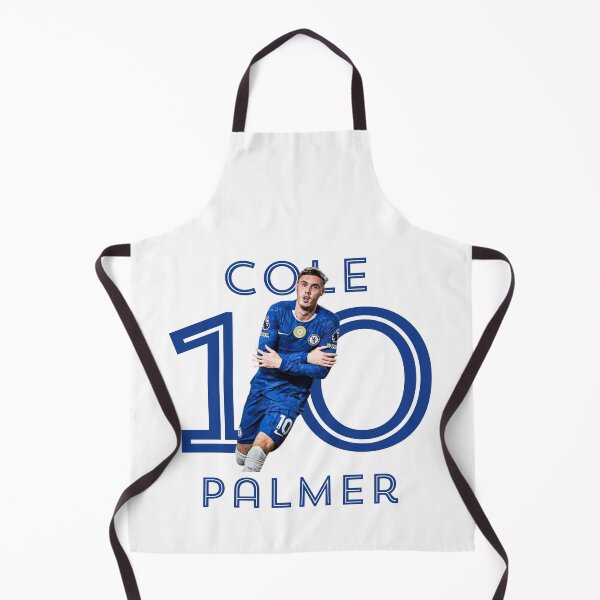 Item preview, Cole Palmer #10 Chelsea Fan Art – Bold Blue Football Design designed and sold by Pokah79.