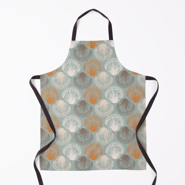 Item preview, Retro Boho Clam Shells Pattern designed and sold by Farissa Designs.