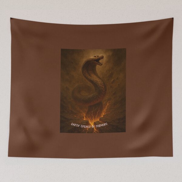 Item preview, Serpent of the Quake – Earth Speaks in Tremors designed and sold by GeoWild Designs.