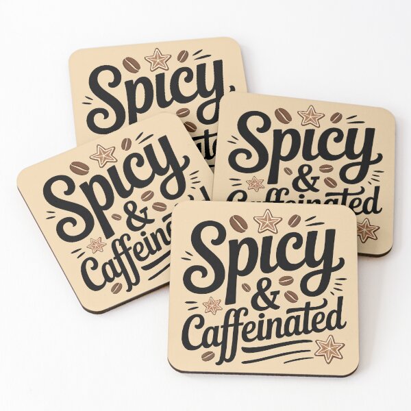 Item preview, Spicy and Caffeinated designed and sold by Millsoft.