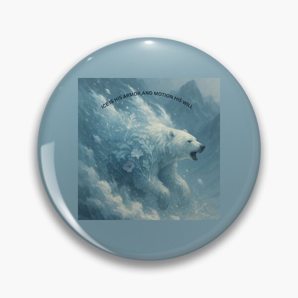 Item preview, Bear of the Avalanche – Ice Is His Armor designed and sold by GeoWild Designs.