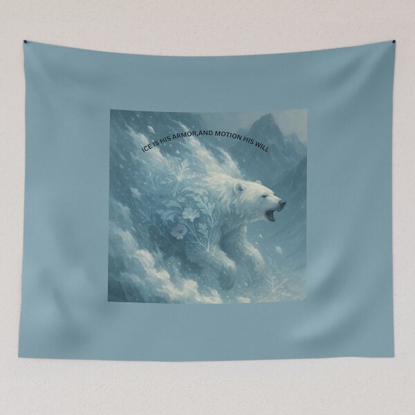 Item preview, Bear of the Avalanche – Ice Is His Armor designed and sold by GeoWild Designs.