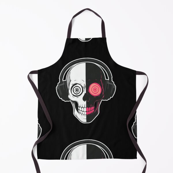 Item preview, Neon Hypnotic Split Skull Design designed and sold by Skulls & Calaveras.