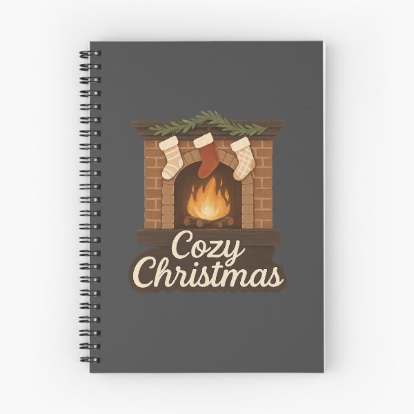 Item preview, Cozy Christmas Fireplace - Stockings Winter Holiday designed and sold by PunchDrop.