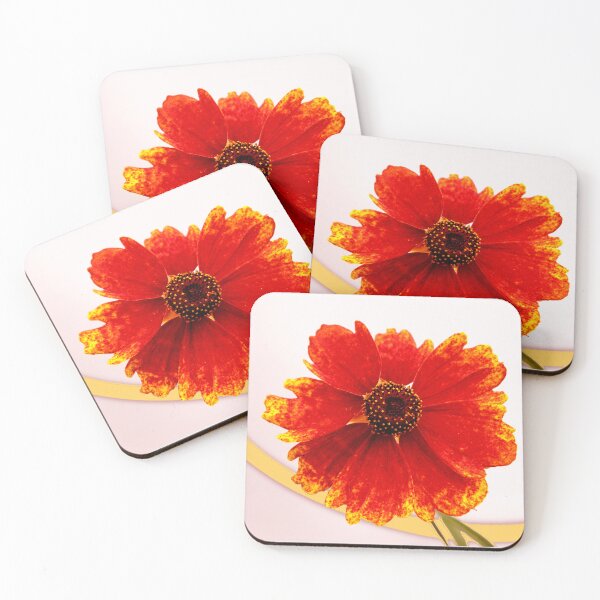 Item preview, Red Coreopsis designed and sold by birgitsfotoshop.