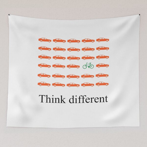 Item preview, Think different: bike instead of car designed and sold by kailukask.