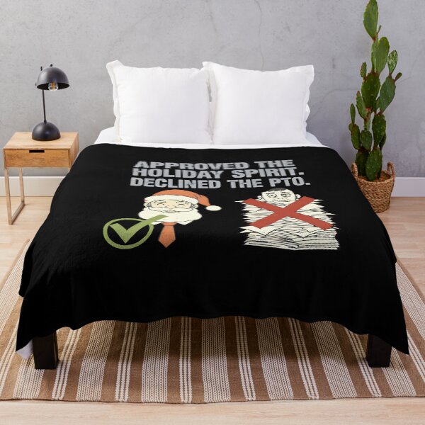 Item preview, Funny Corporate Christmas | PTO Denied – Approved The Holiday Spirit designed and sold by SylwiaPrint.