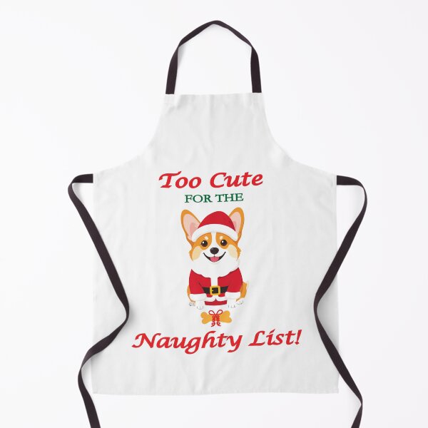Item preview, Too Cute For The Naughty List Christmas Corgi designed and sold by PattersArt.