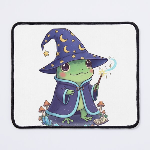 Item preview, Wizard Frog Spellcaster designed and sold by CosmicCutouts.