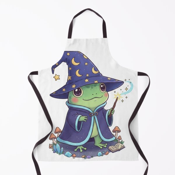 Item preview, Wizard Frog Spellcaster designed and sold by CosmicCutouts.