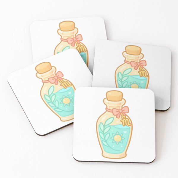 Item preview, Virgo Spell Bottle | Cute Zodiac Sticker | Kawaii Astrology Art | Zodiac Design | Virgo Art designed and sold by HerDreamCodes.