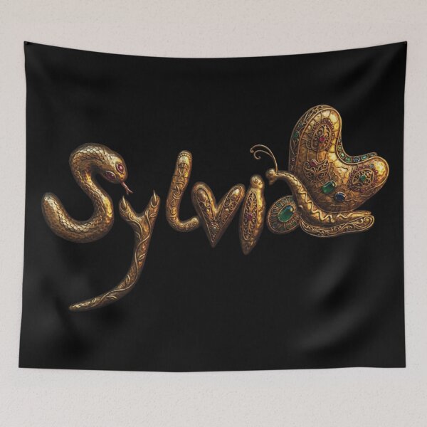 Item preview, Sylvia on black background  designed and sold by PumpkinStudioPL.