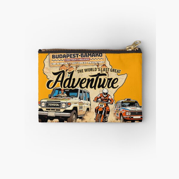 Item preview, Budapest-Bamako 2026 - The World's Last Great Adventure Beige Map designed and sold by theninja.
