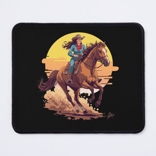 Item preview, Horse Riding Shirt – Equestrian Lover Tee – Galloping Horse Western Rider Design designed and sold by Printsouf.
