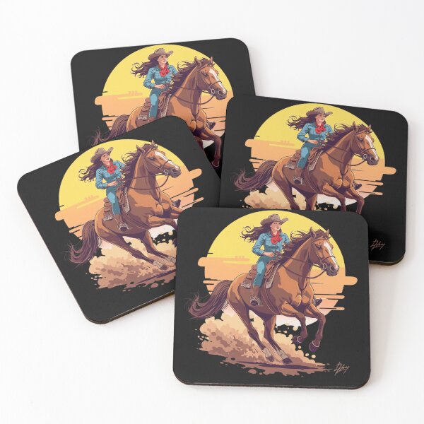 Item preview, Horse Riding Shirt – Equestrian Lover Tee – Galloping Horse Western Rider Design designed and sold by Printsouf.