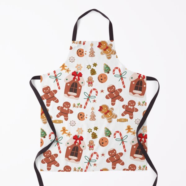 Item preview, Cute Gingerbread Cookie Christmas Elements Collage Design designed and sold by VibranPalette.