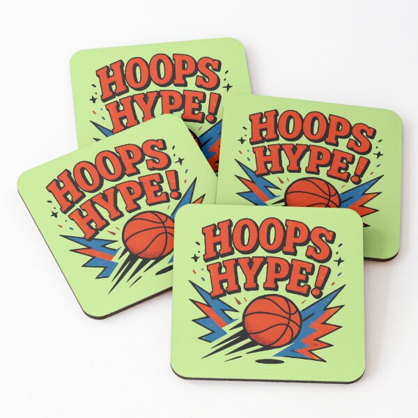 Item preview, Retro Hoops Hype! Sports Design designed and sold by InkWeaveShop.