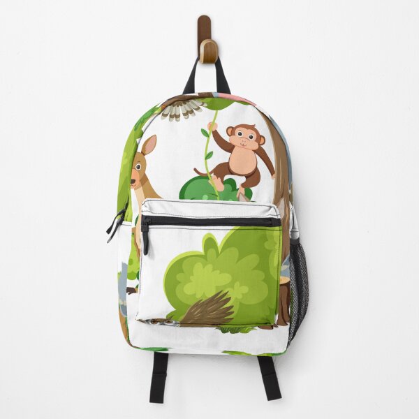 Item preview, Cute Forest Animals Gathering, Adorable Jungle & Forest Animal Group,  Friendly Wildlife Creatures in Nature, Happy Forest Friends Illustration designed and sold by GDbanners.