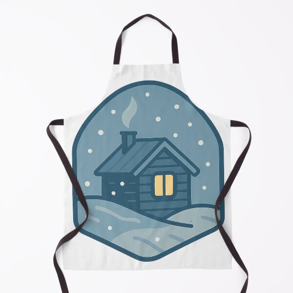 Item preview, Minimal Cozy Winter Cabin Emblem designed and sold by Fernova.