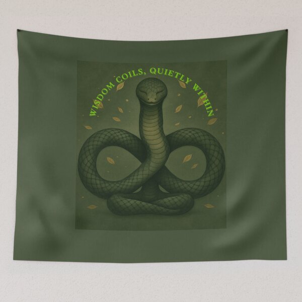 Item preview, Coiled Wisdom – Serpent of Stillness designed and sold by GeoWild Designs.