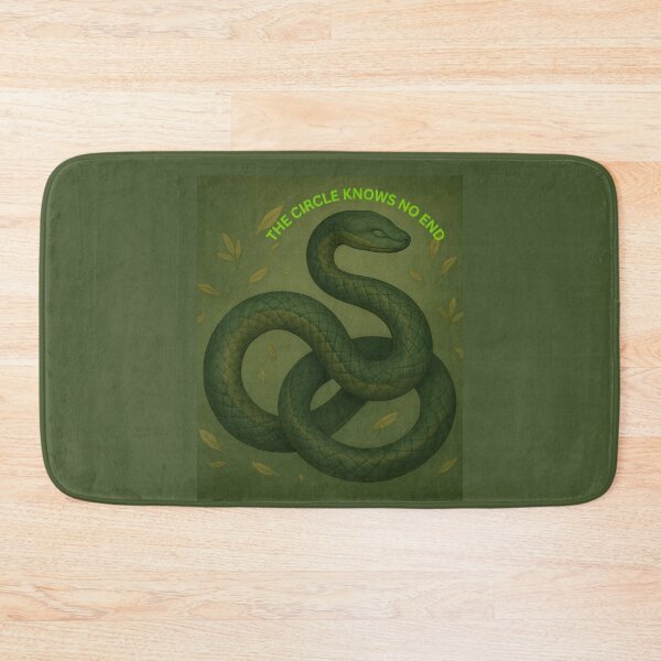 Item preview, The Circle Knows No End – Coiled Serpent Design designed and sold by GeoWild Designs.