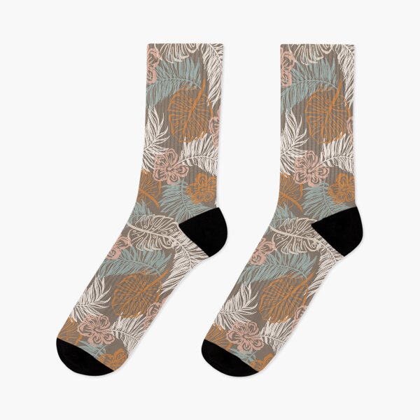 Item preview, Retro Tropical Flora Pattern designed and sold by Farissa Designs.