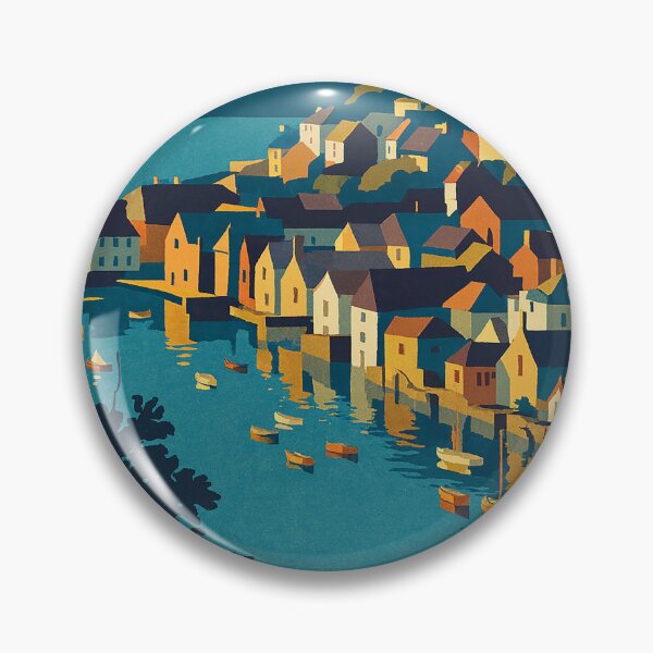 Item preview, Fowey Cornwall designed and sold by The Deco Bureau.
