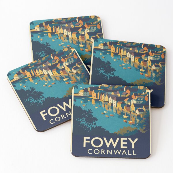 Item preview, Fowey Cornwall designed and sold by The Deco Bureau.
